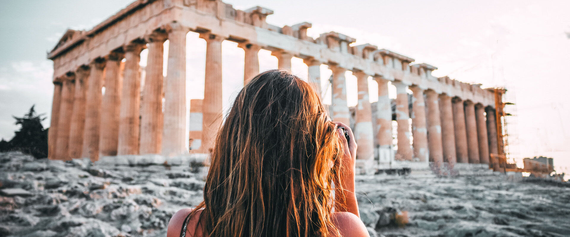 Here she is, standing proudly at the top of the Sacred Rock… the best known temple of the ancient world, the Parthenon