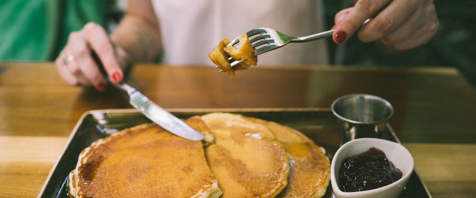 Sweet pancakes in the center of Athens 