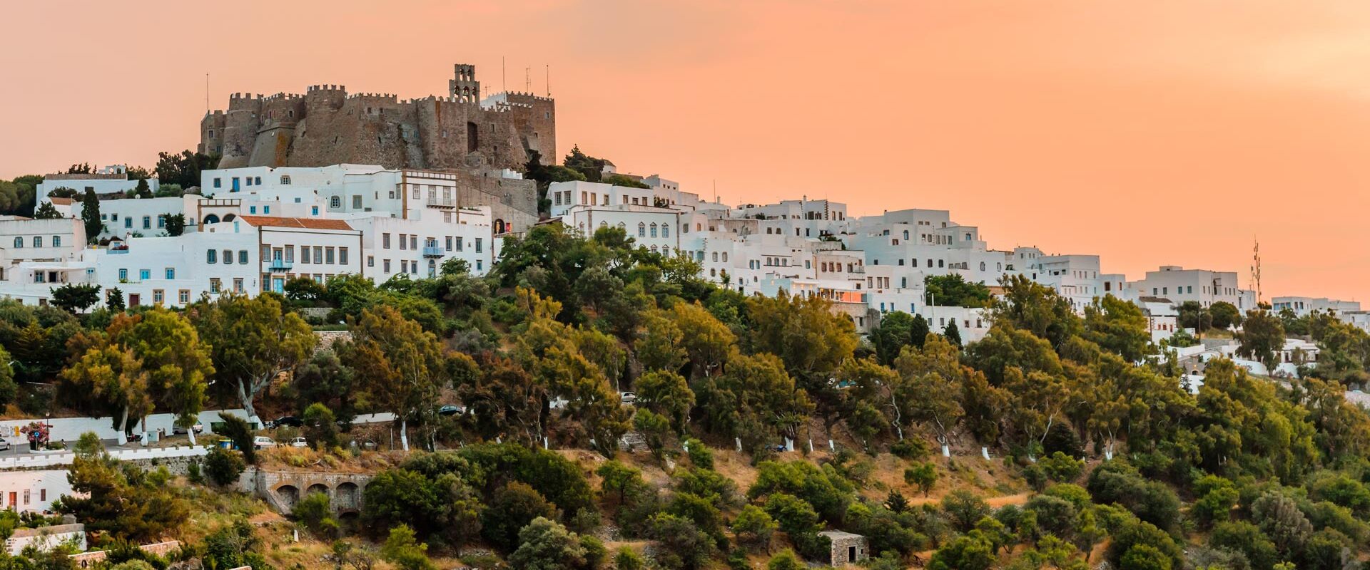 High on the hill above Hora, The Monastery of St John the Theologian