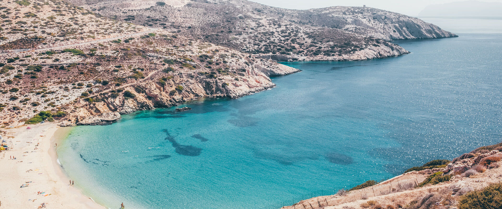 Kedros brach from above on Donousa