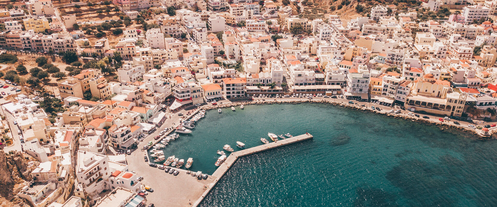 Pigadia, the capital of Karpathos and the main port