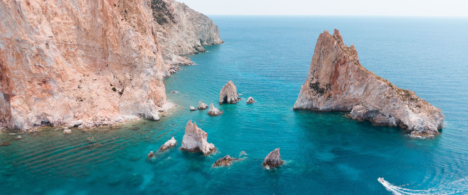 Polyegos, not just a virgin landscape of pristine beaches, but an escape for rare and protected wildlife, just off Milos