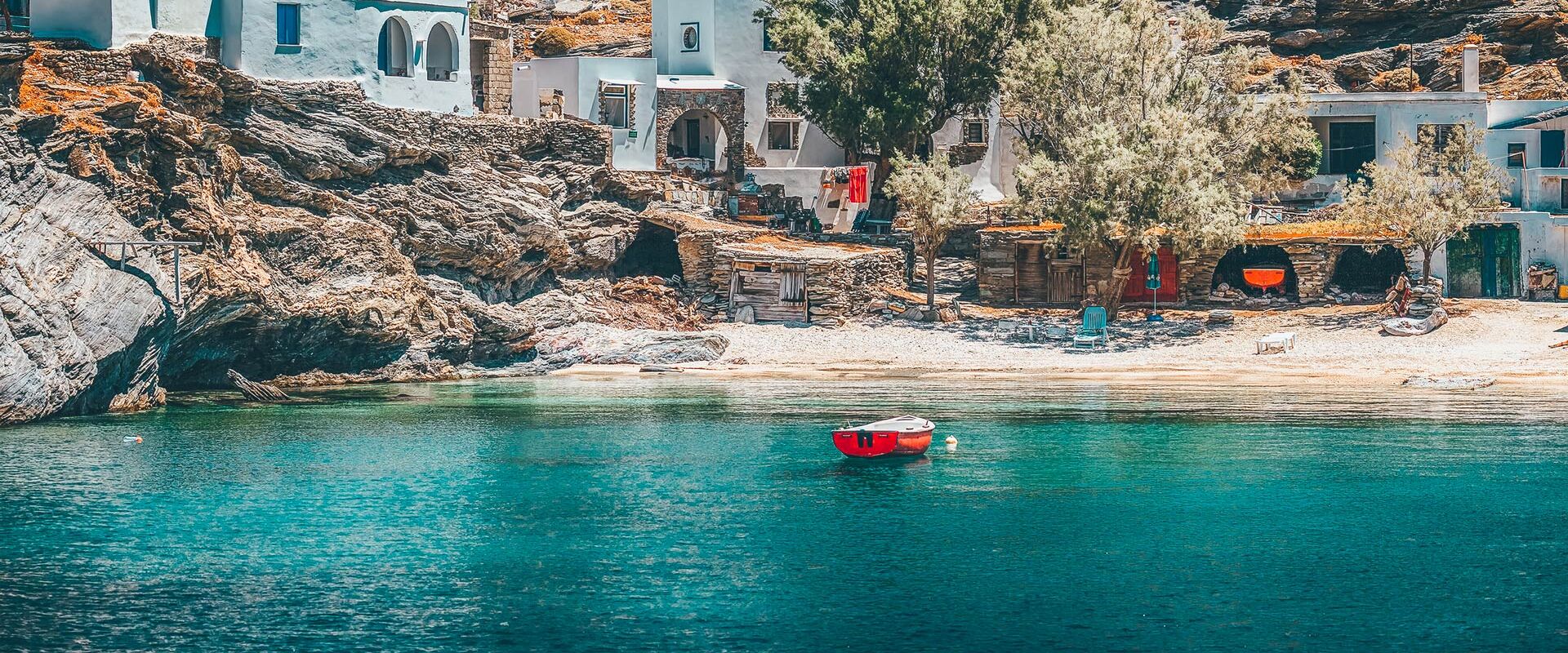 Small village of Mali, in Tinos island