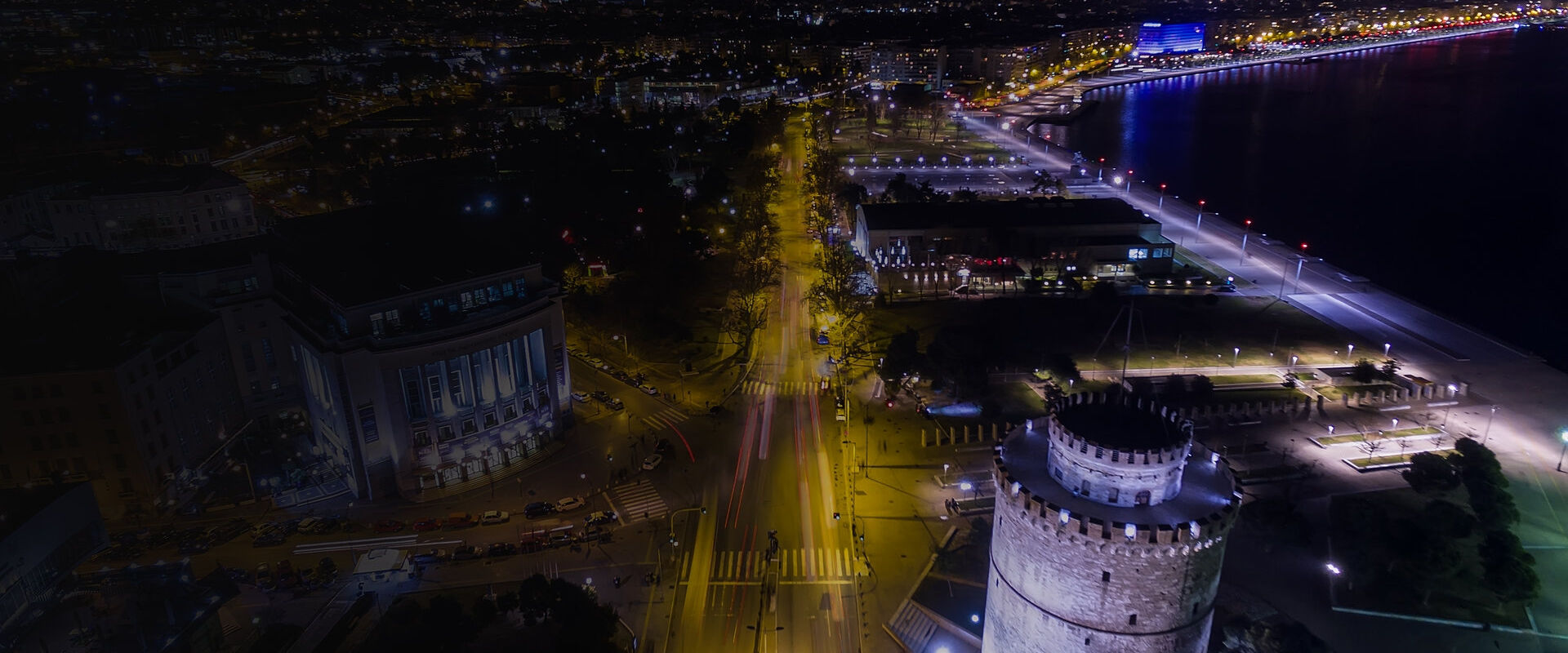 Thessaloniki at night