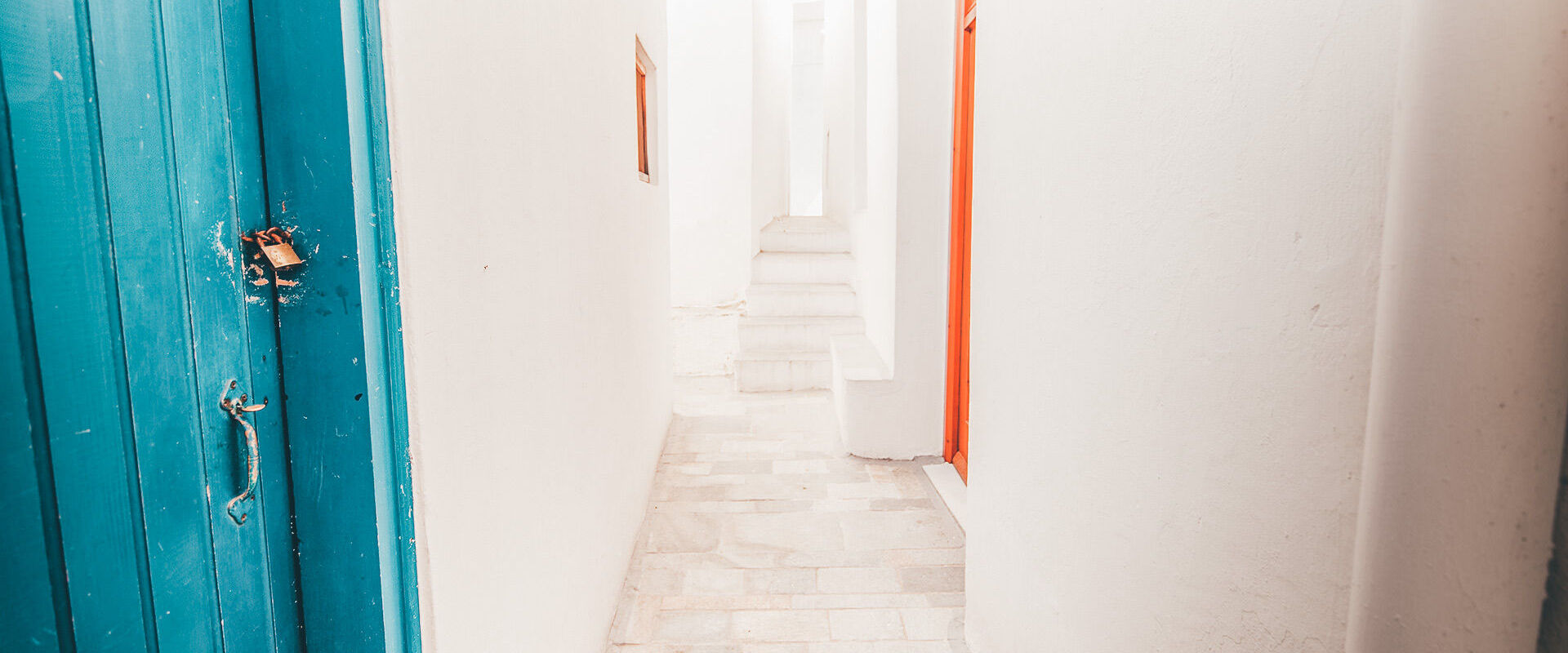 Walk around its narrow alleys where the whitewashed houses seamlessly merge with each other