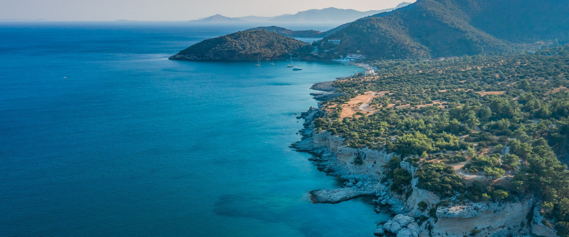 Samos aerial view