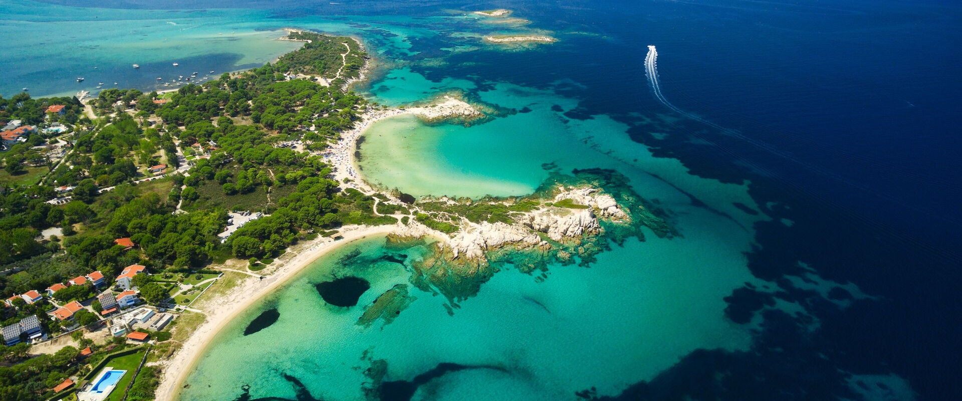 Halkidiki's exotic crystal clear waters