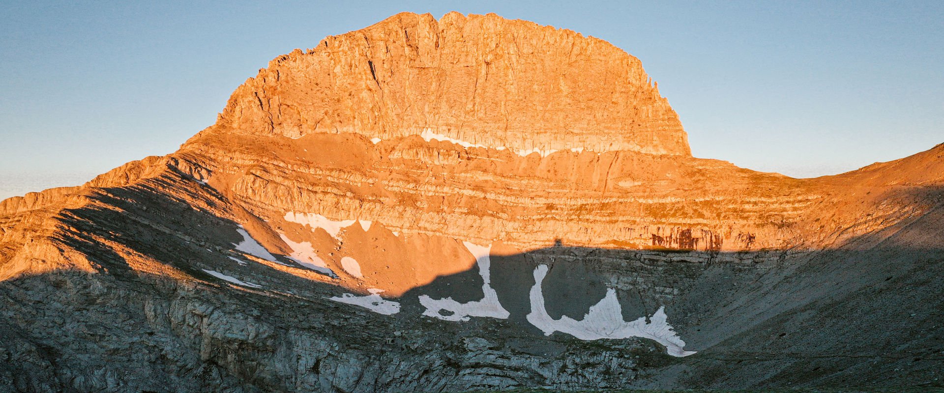 Zeus Throne, the highest peak of Olympus Mountain