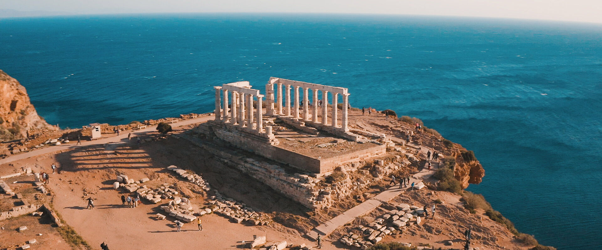 D  couvrez temple enchanteur Pos  idon  Sounion Culture