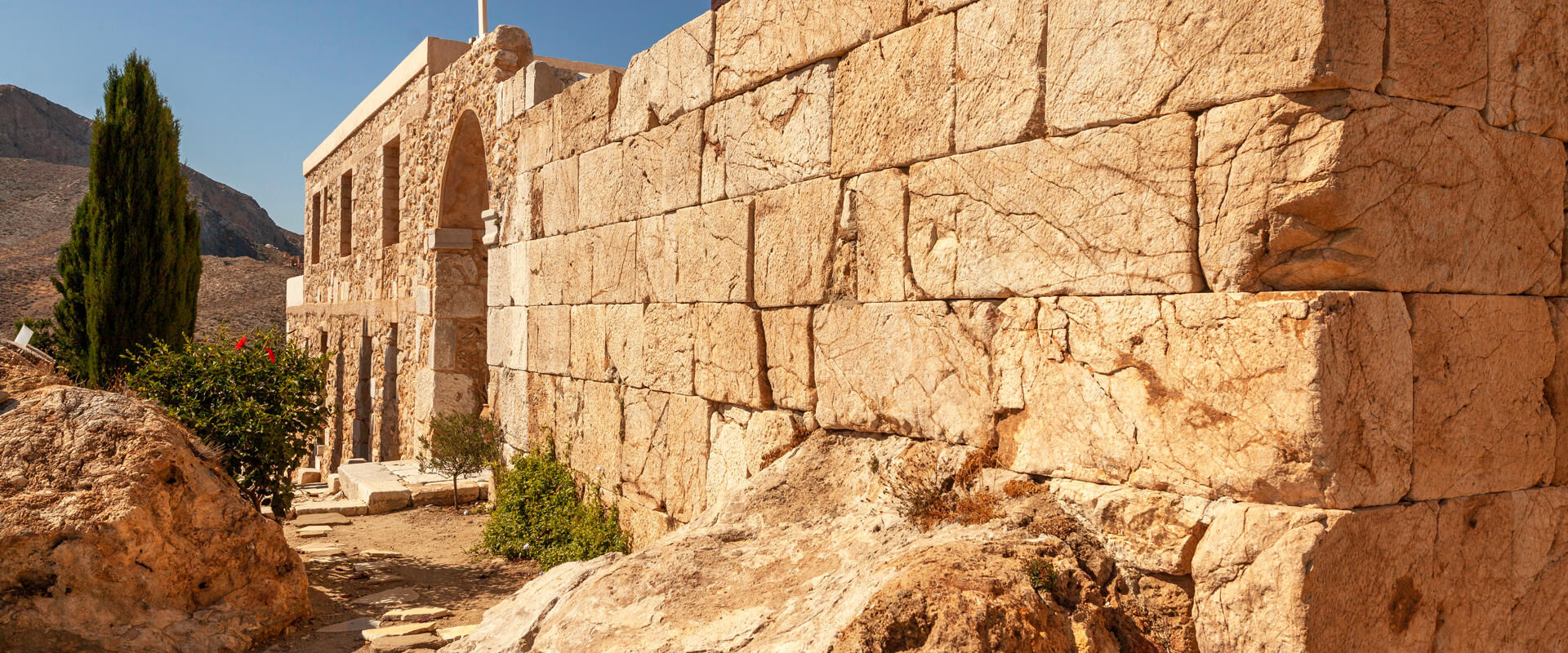 Monastery of Zoodochos Pigi or Panagia Kalamiotissa in Anafi 