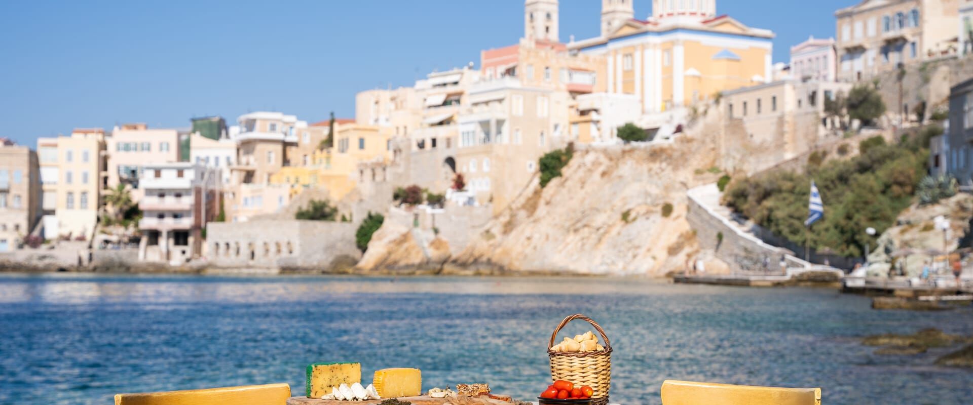 You’ll find all these tastes in the delicatessens of Ermoupoli