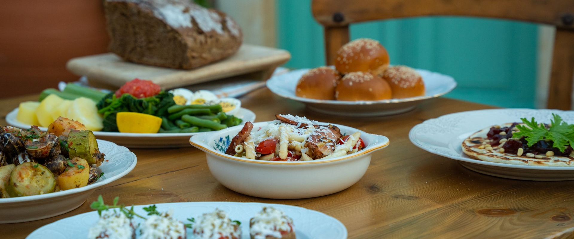 Skioufichta makarounia, one of the most traditional pasta and wheat-based dishes