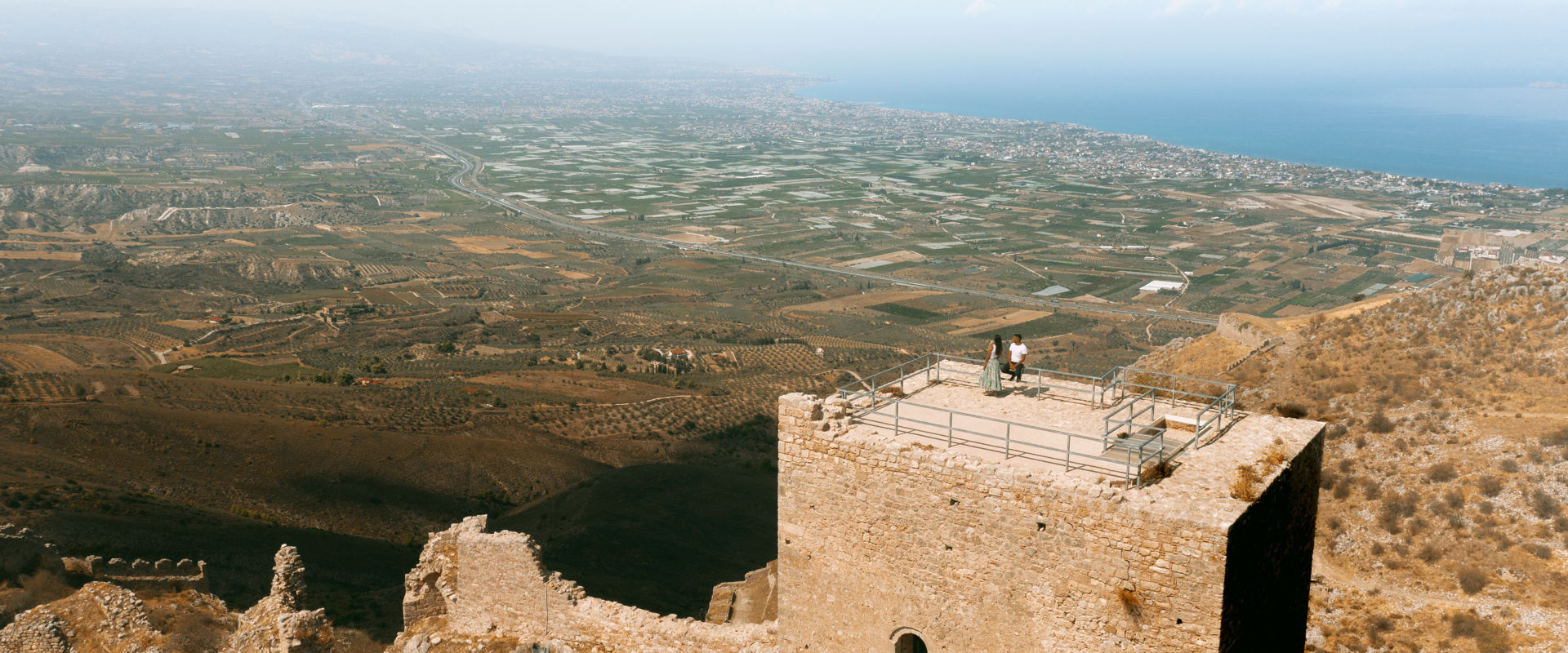 Acrocorinth (Upper Corinth) is one of Greece’s most impressive fortresses