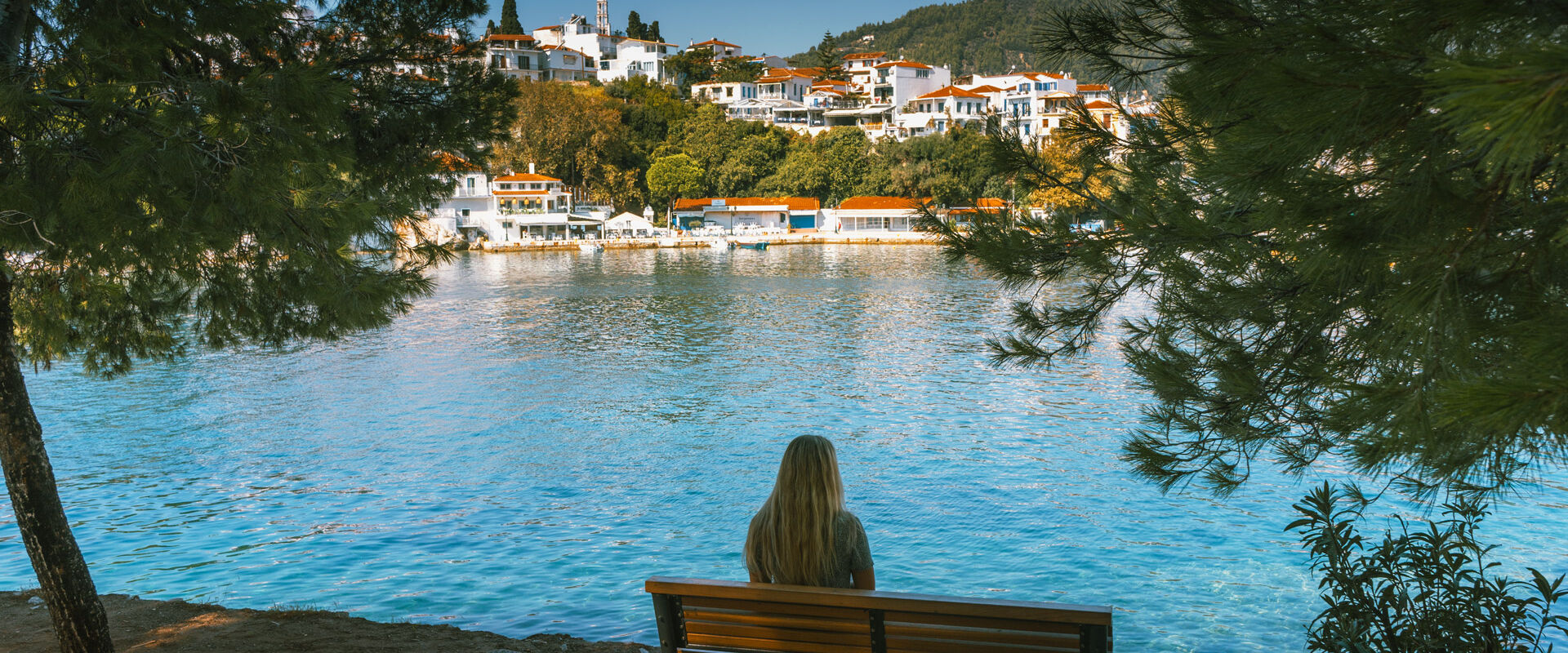 View of Skiathos from Bourtzi