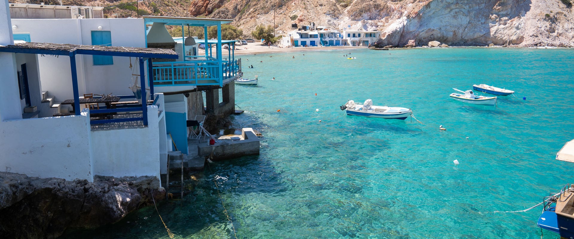 Boathouses in Firopotamos