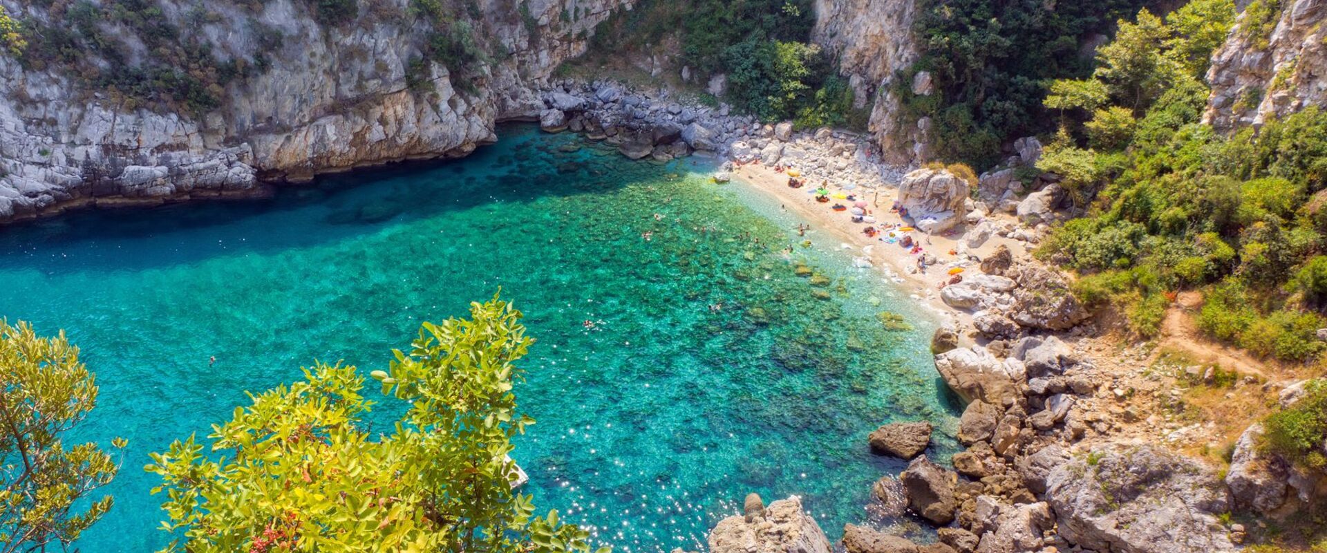 Fakistra beach in Pelion