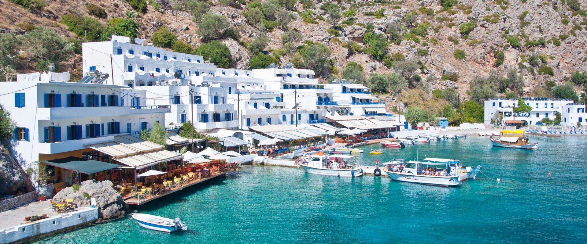 Loutro, nature’s peaceful marina