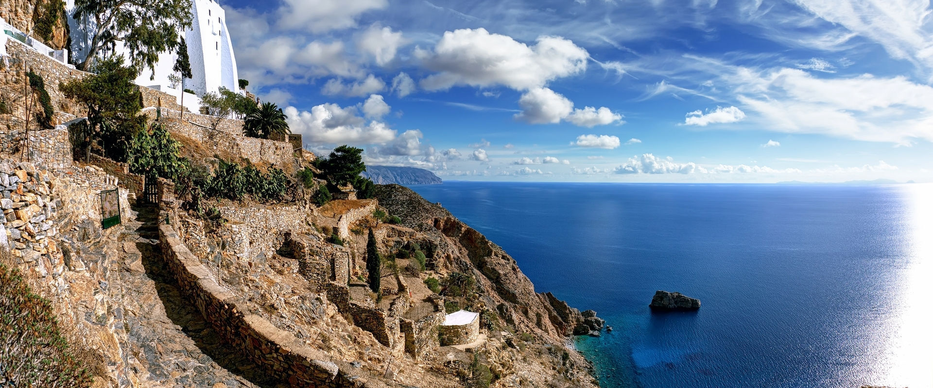 monastery of Hozoviotissa in Amorgos island