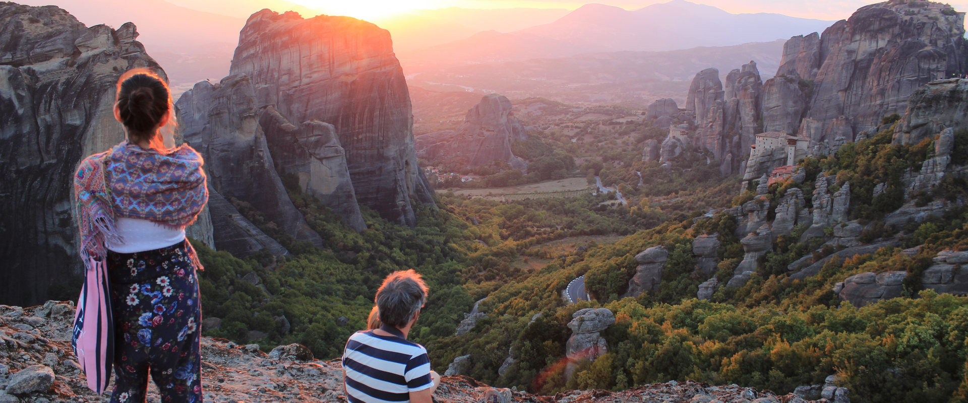 Sunset from Above, Meteora, Greece