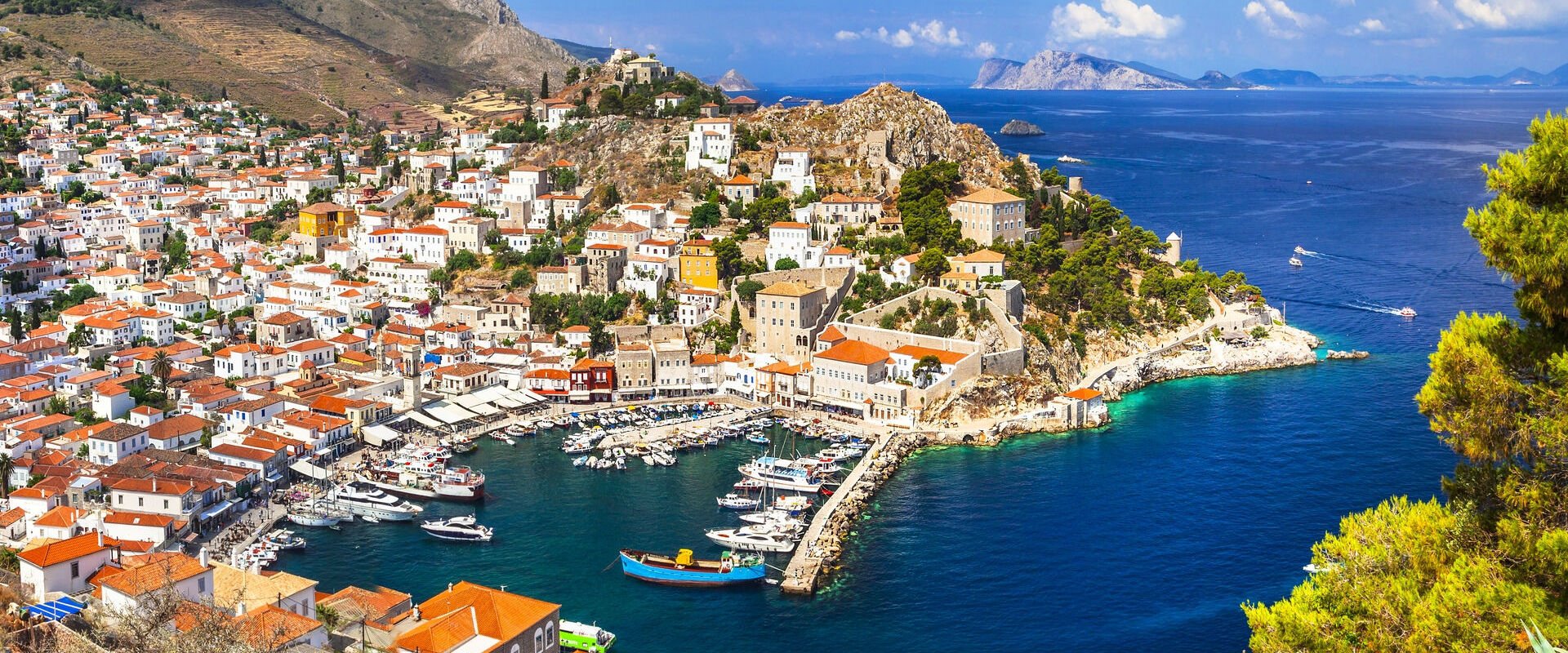 view of port of Hydra