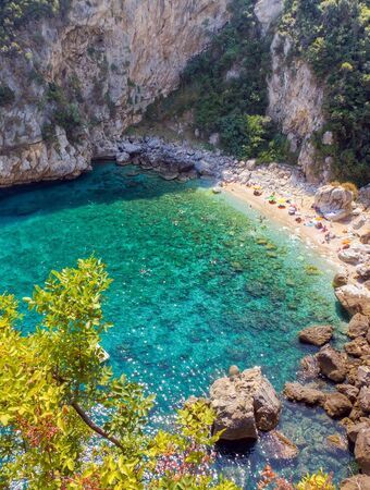 Diving in South Pelion, the arrow in the bow of the Centaurs