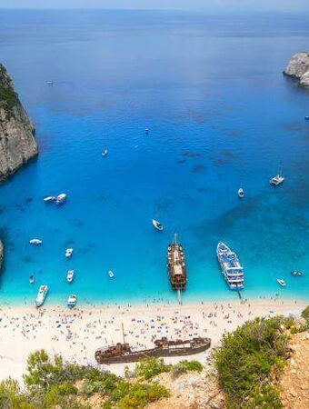 Semi- Private Day Tour of Shipwreck Beach & the Blue Caves