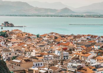 Escala hasta la cima de la Fortaleza de Palamidi en Nauplia