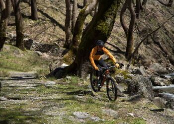 Mountain biking in Evia on Mt Dirfis