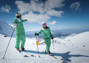Winter sports on Mount Parnassos 