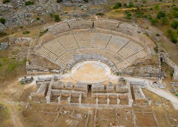 A tour of the archaeological site of Philippi 