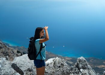 Senderismo en el parque nacional del monte Enos en Cefalonia 