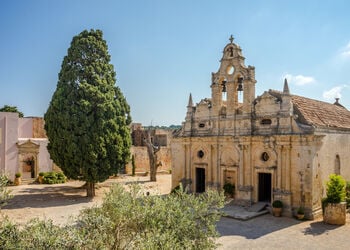 Visite du monastère d'Arkadi en Crète