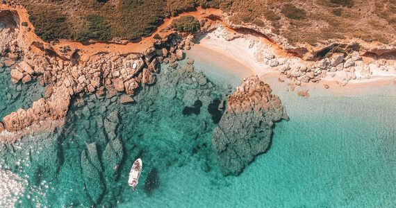 Visit beautiful secluded bays and beaches along the way, Marine Park of Alonissos