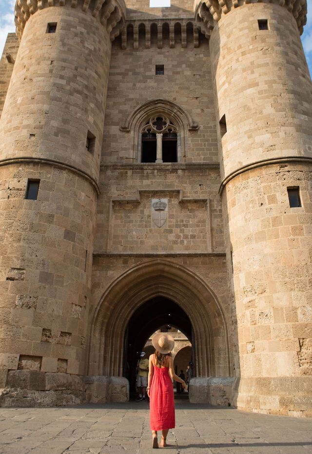 Entrance to the Old Town Rhodes