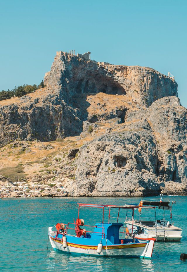 You’re standing by a 300 BC temple and you’ve just chosen your spot for sunset cocktails!