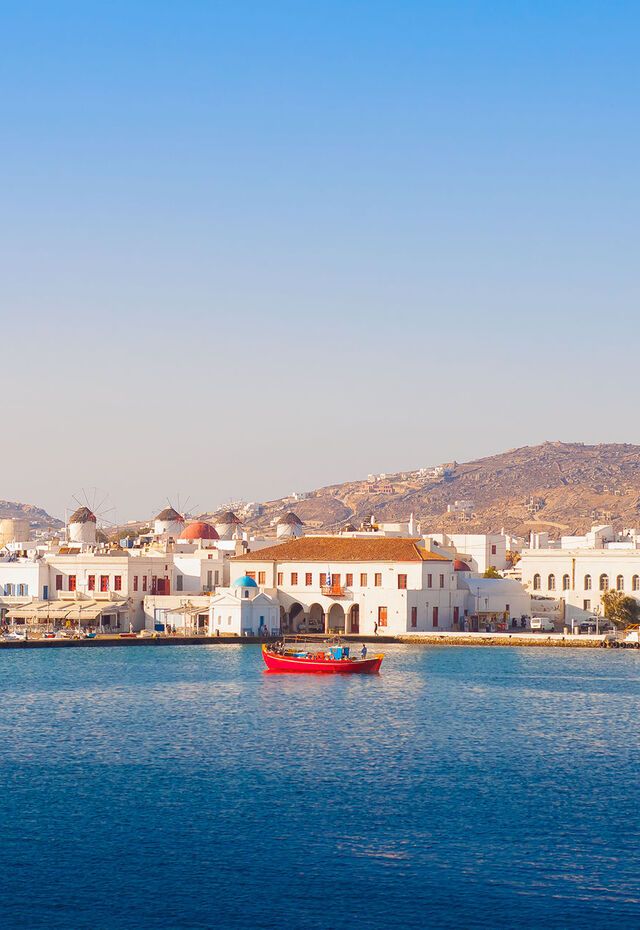 Mykonos Stadt am Meer