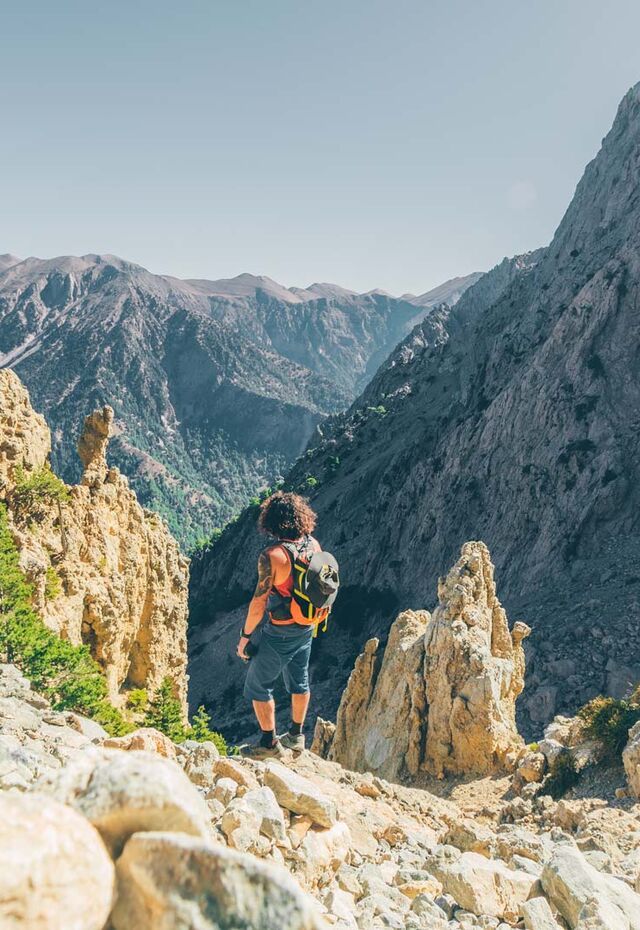 Samaria Gorge is a UNESCO-protected Biosphere Reserve