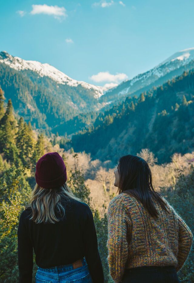 Hiking in the shadow of Mt Chelidona