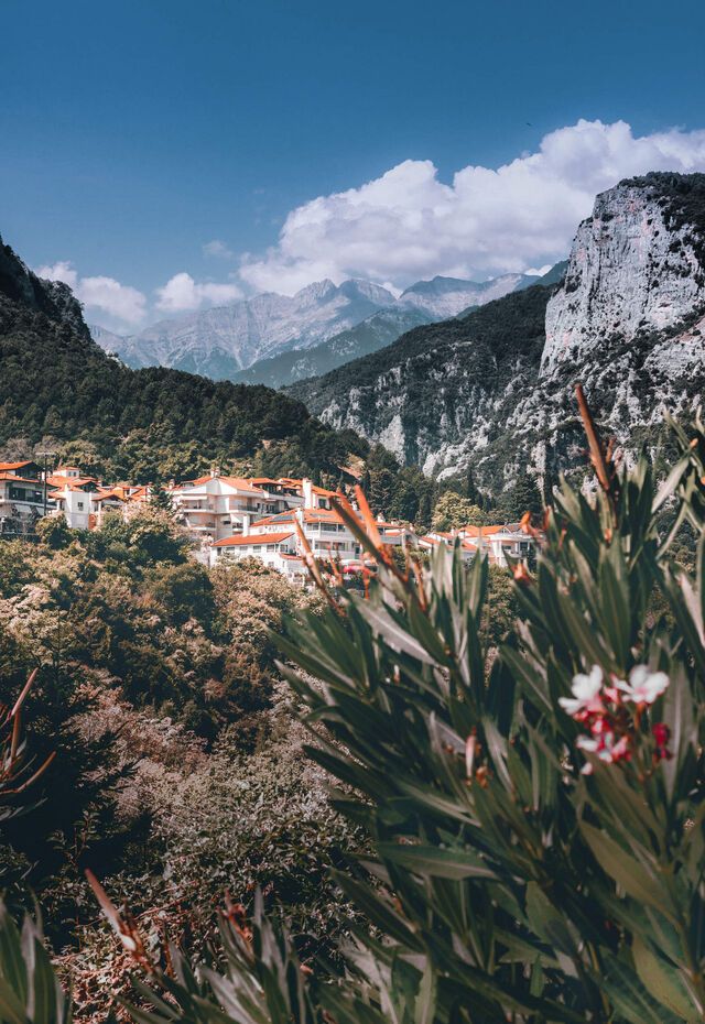 It all starts in Litohoro, the nearest town to Mt Olympus