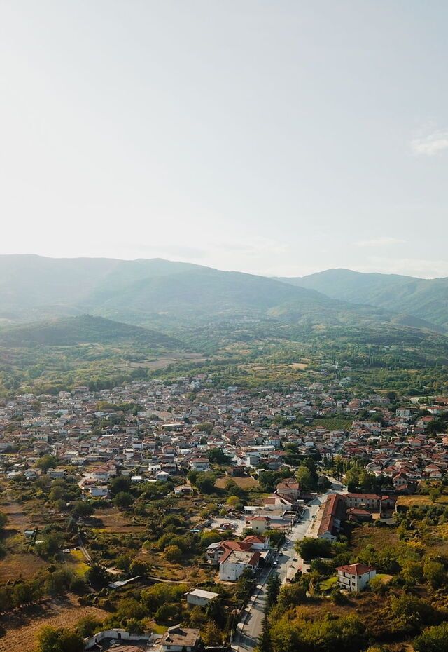 The small town of Goumenissa