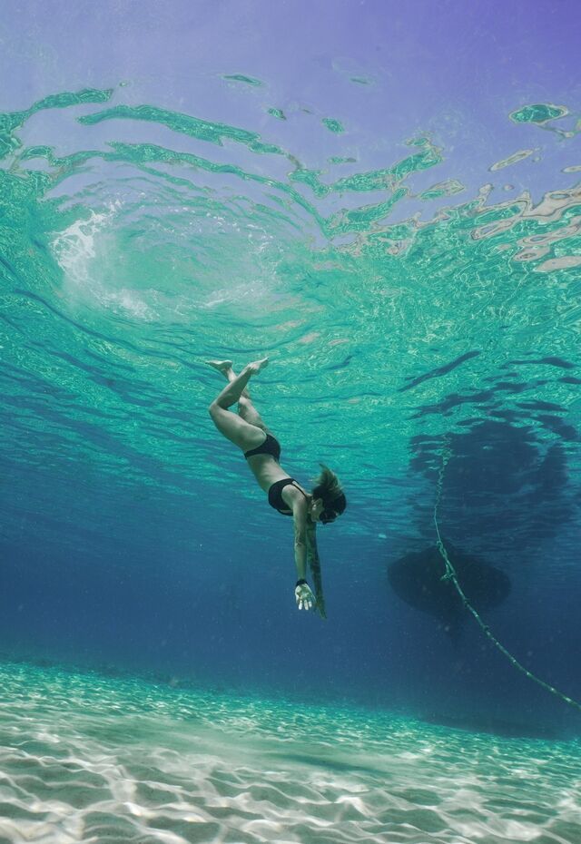 Dive into Koutsomitis' crystal blue waters