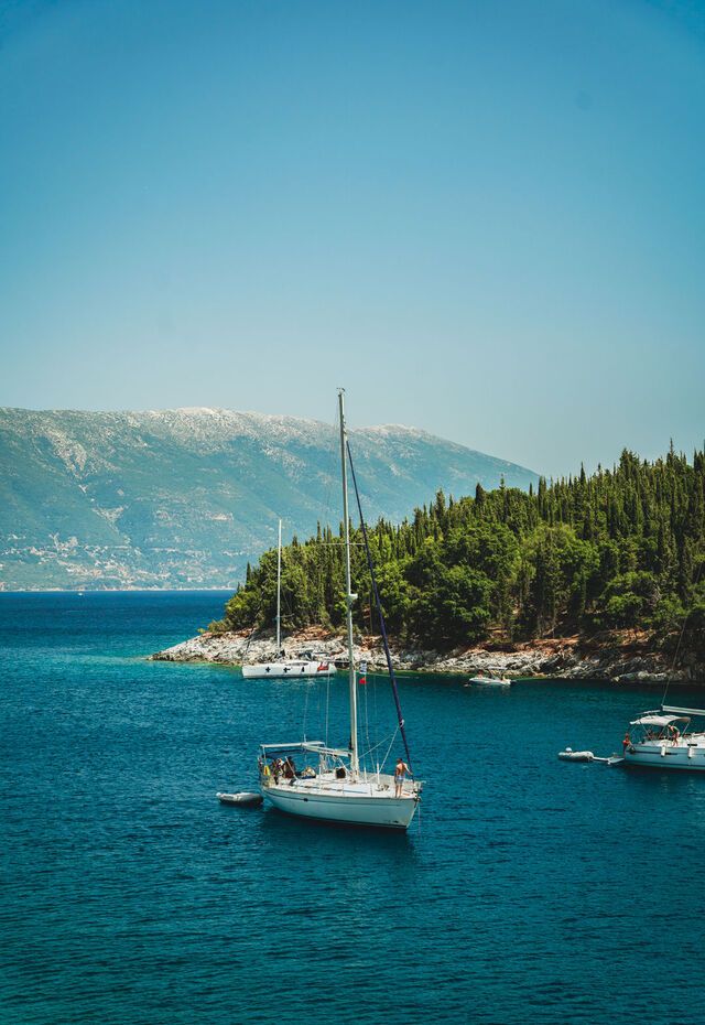 Foki, one of the most scenic of Kefalonia’s beaches