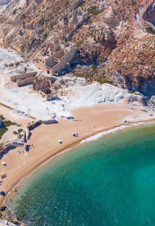 Thiorichia beach from above