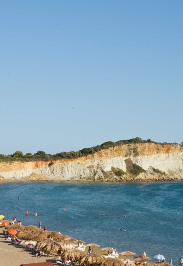 Gerakas beach in Zante is a protected Caretta Caretta turtle nesting site