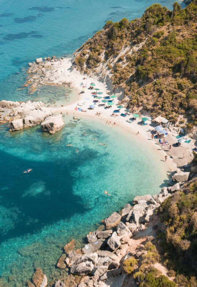 Xigia beach is one of Zante’s prettiest beaches
