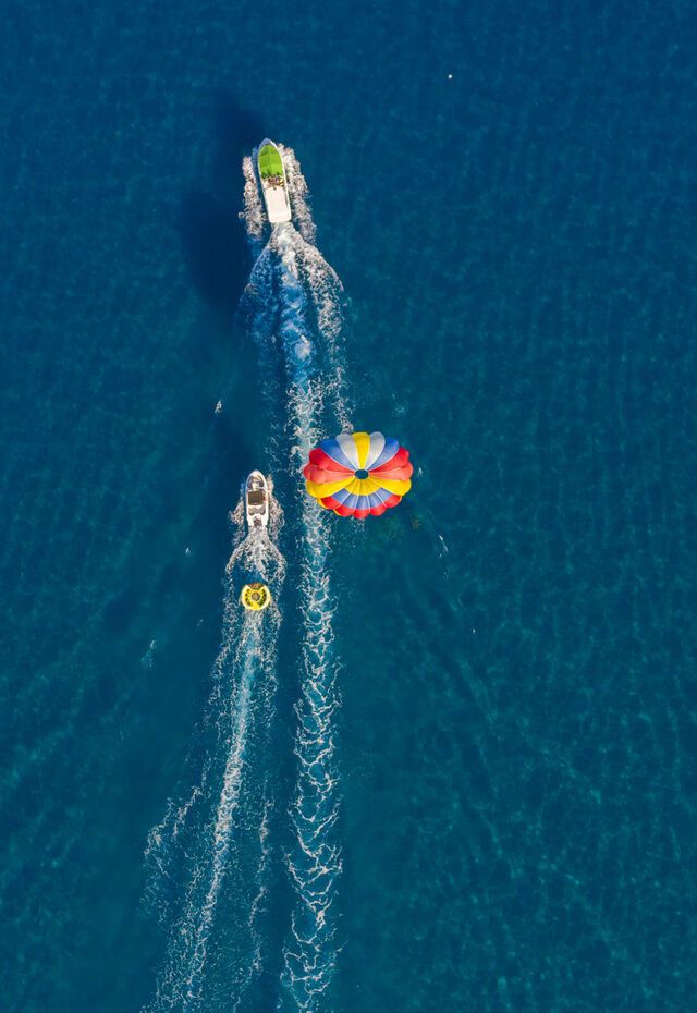 Water sports at Tsampika beach