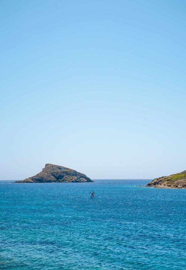 Agathopes beach, Syros island