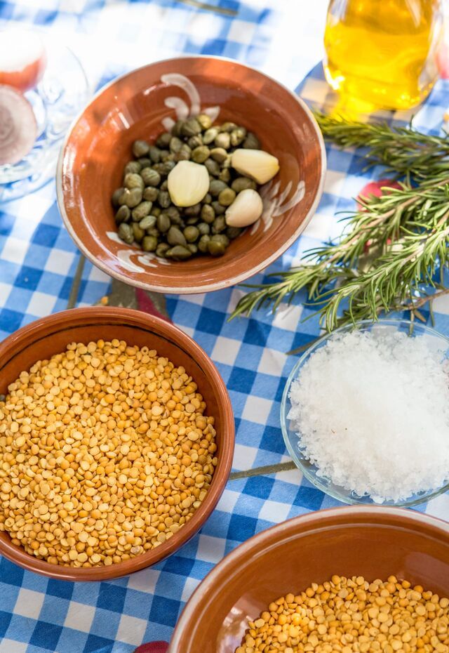 Schinoussa is famous for its fava (split peas)