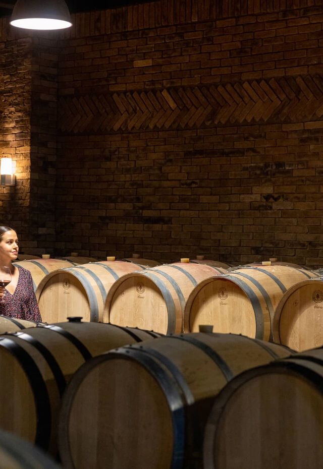 Visita a la bodega de un viñedo cerca de Kavala