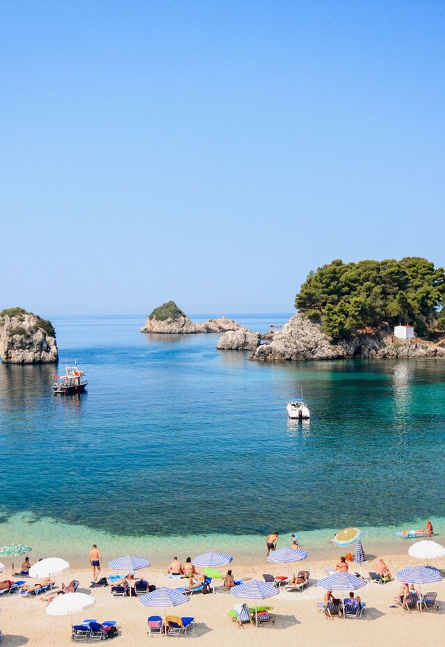 Postcard-pretty Kyroneri beach near Parga